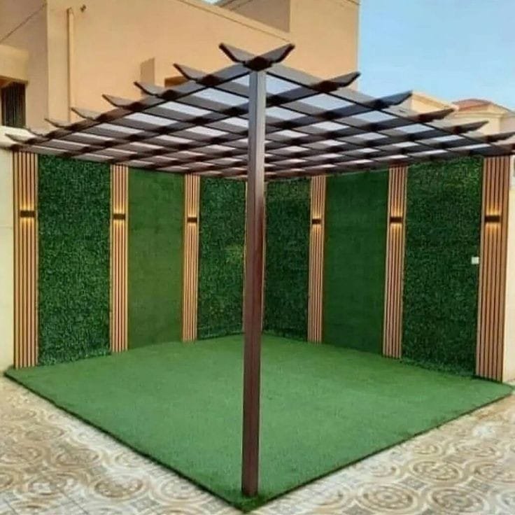 برجولات حديد  مودرن