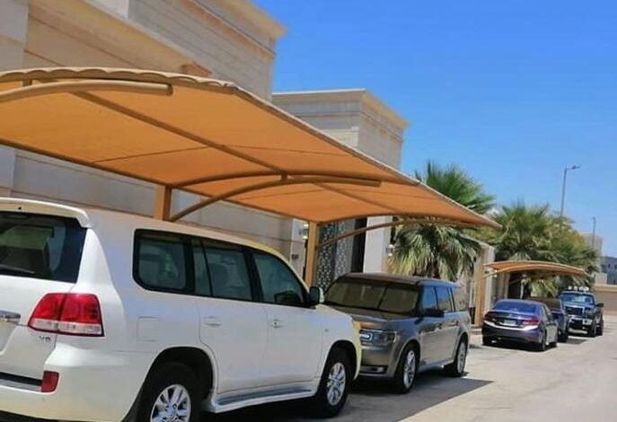 مظلات سيارات  مكة